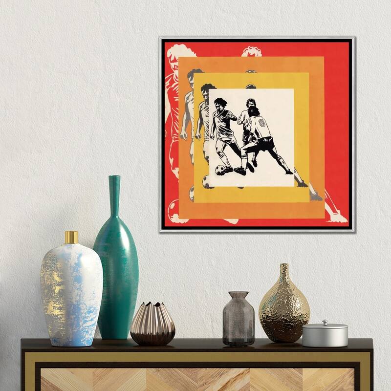 iCanvas "Futbol Graphics" by Hemingway Design Framed Bed Bath